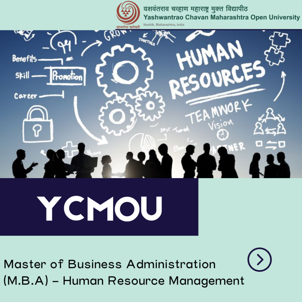YCMOU - MBA - HUMAN RESOURCE MANAGEMENT (HRM)